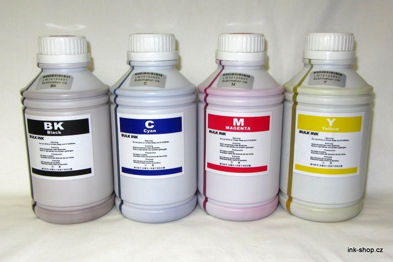 Sublimační inkoust 4x500ml BK, C, M, Y