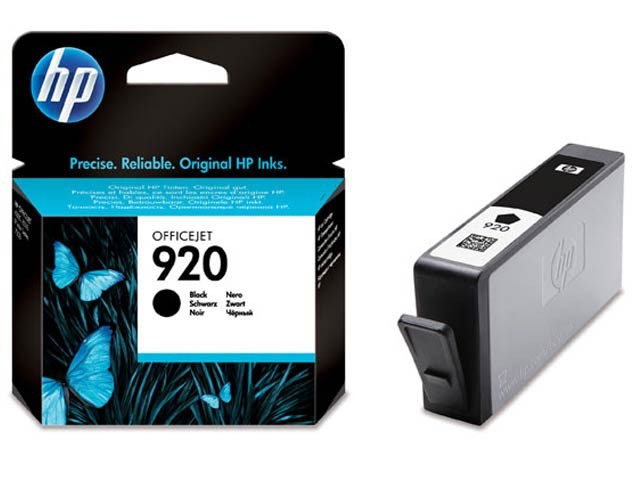Hewlett-Packard, CD971AE, černá cartridge (No 920, HP920)